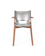 SILLA POELE MONOCASCO C/APOYABRAZOS SILVER MAT