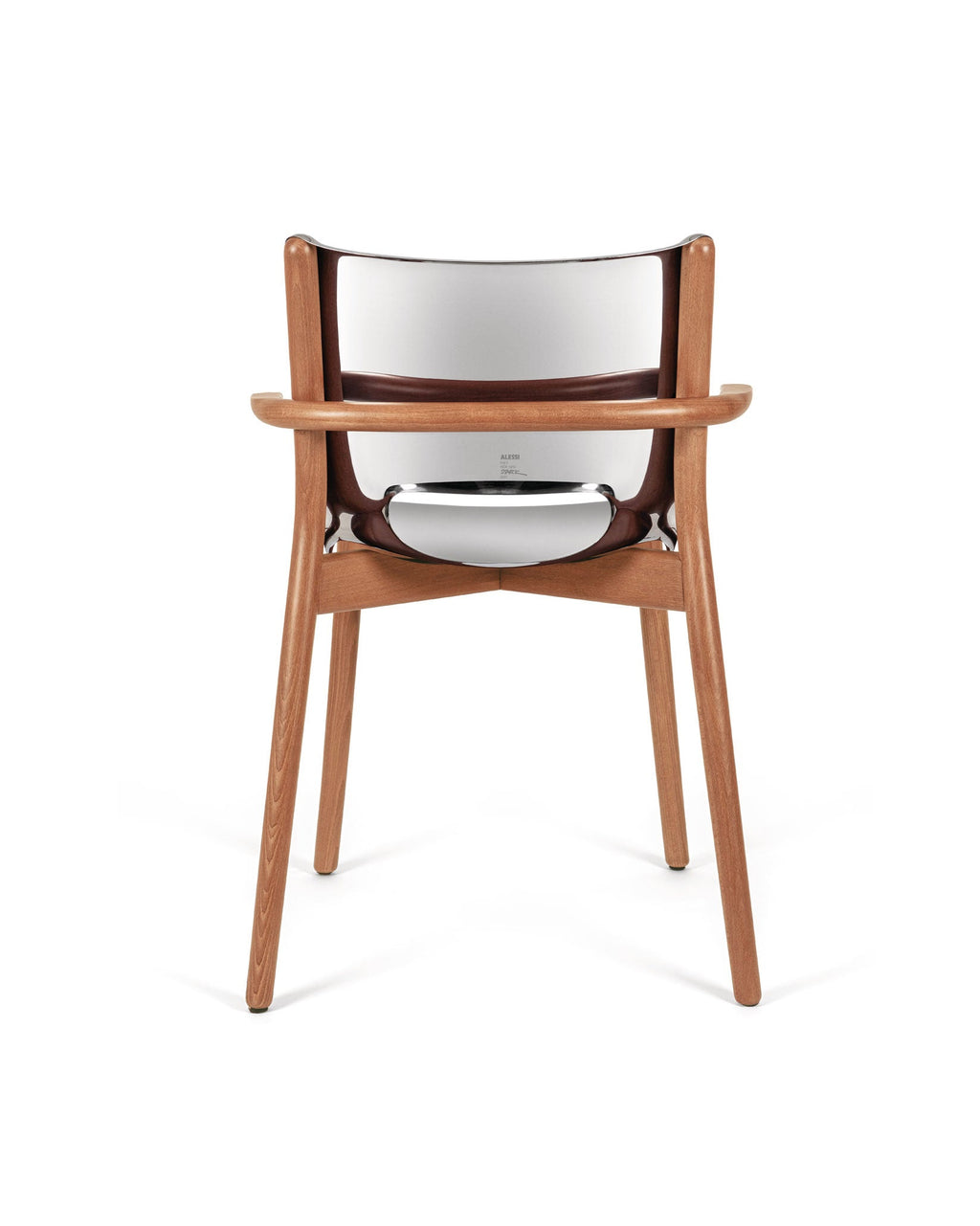 SILLA POELE MONOCASCO C/APOYABRAZOS SILVER MAT
