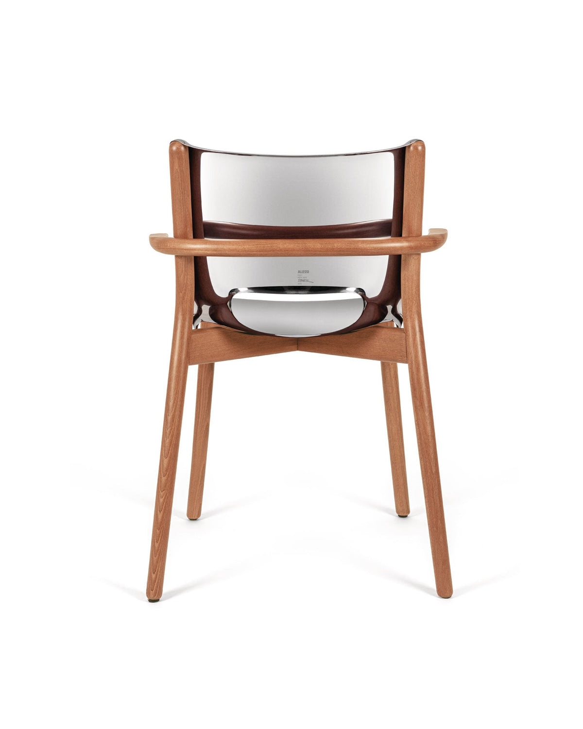 SILLA POELE MONOCASCO C/APOYABRAZOS SILVER MAT