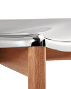 SILLA POELE MONOCASCO C/APOYABRAZOS SILVER MAT