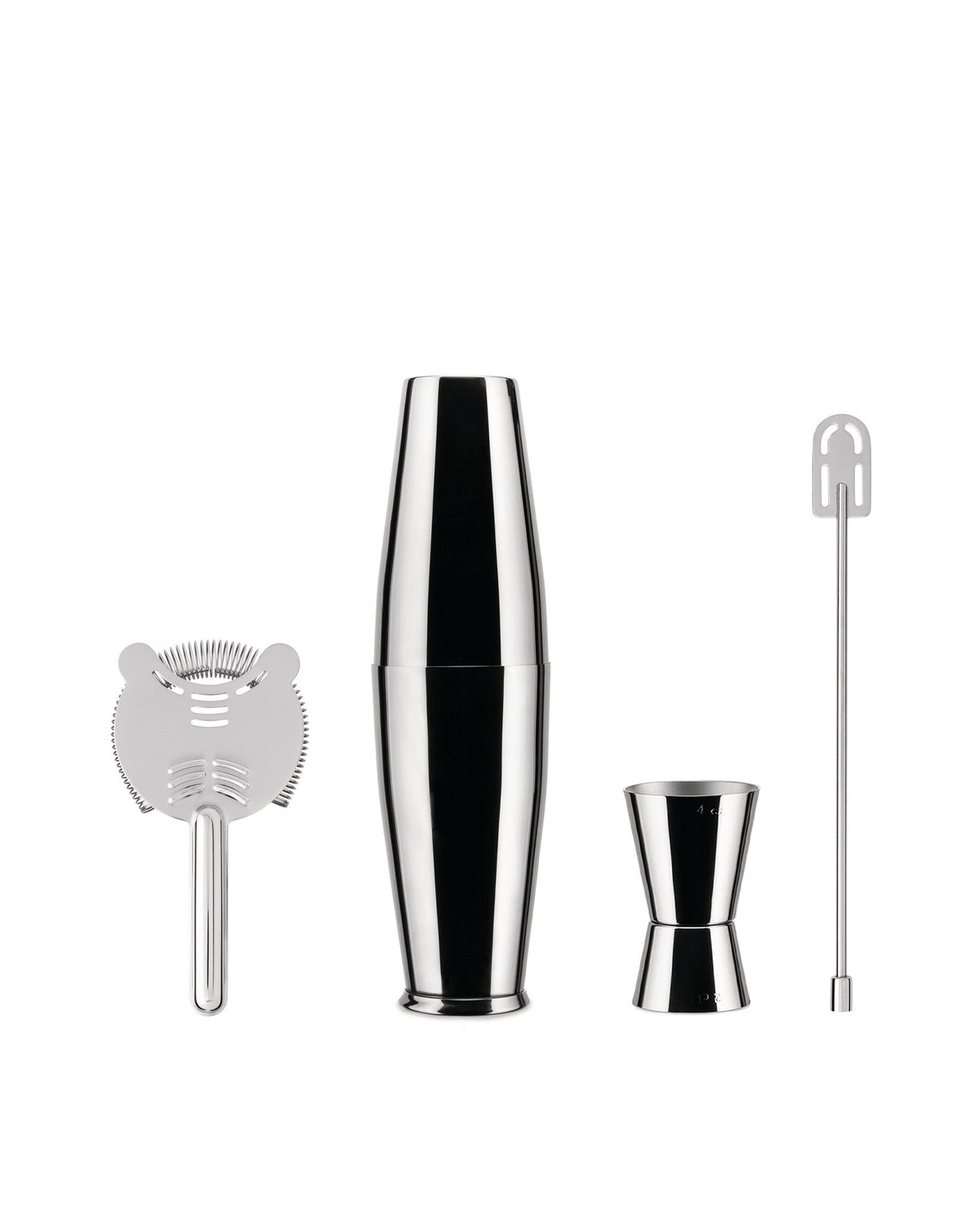 SET COCKTELERIA LUNAR ECLIPSE INOX
