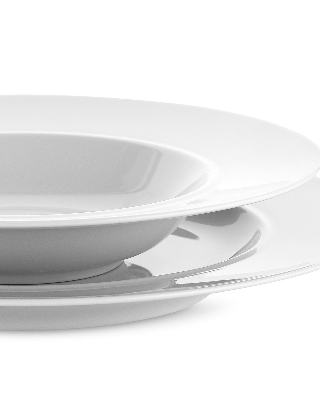 SET 4 PLATOS PLAYOS PORCELAIN LA BELLA TAVOLA